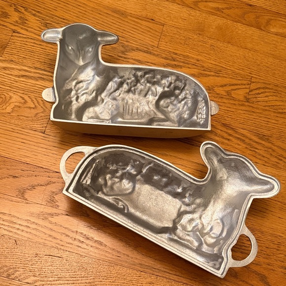Cast Aluminum Lamb Cake Mold by Kitchen Supply USA NEW - Picture 13 of 16
